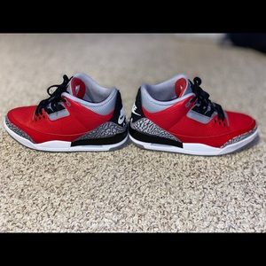 Red cement Jordan 3s